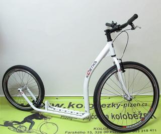 Koloběžka KOSTKA TOUR Speed White LIMITED